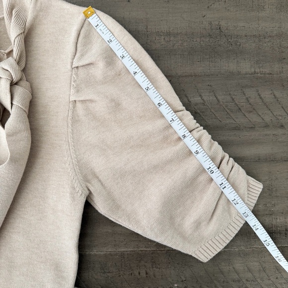 ABLE Knit Sweater Dress with Bow Tie Neck | M | NWT - Picture 12 of 12